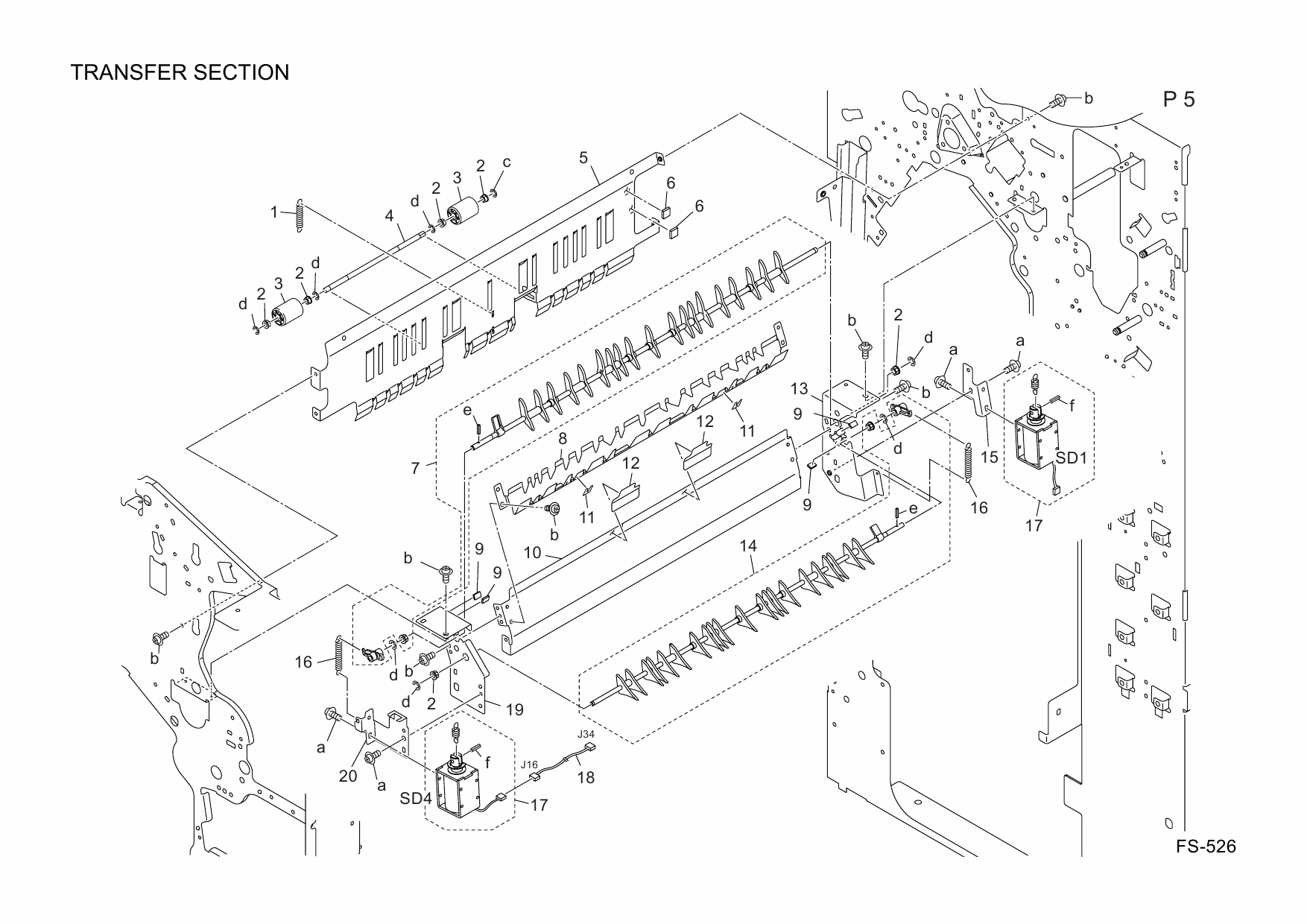 Konica-Minolta Options FS-526 A11P Parts Manual-2